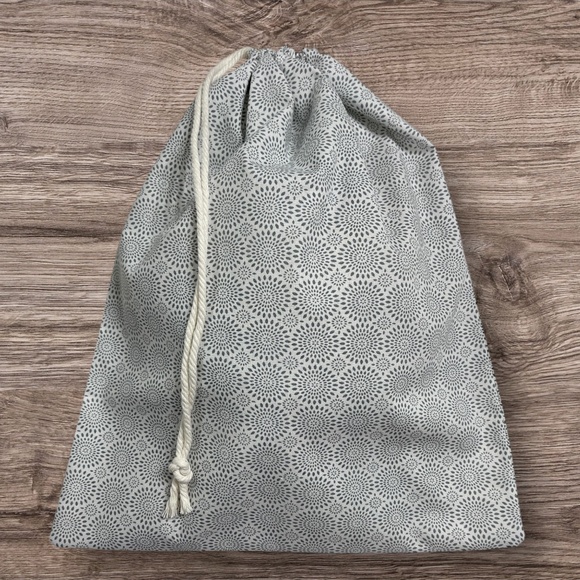 Linen Cotton Bread Bag, Reusable Sustainable Bread Bag, Sourdough Bread Bag - Picture 3 of 4